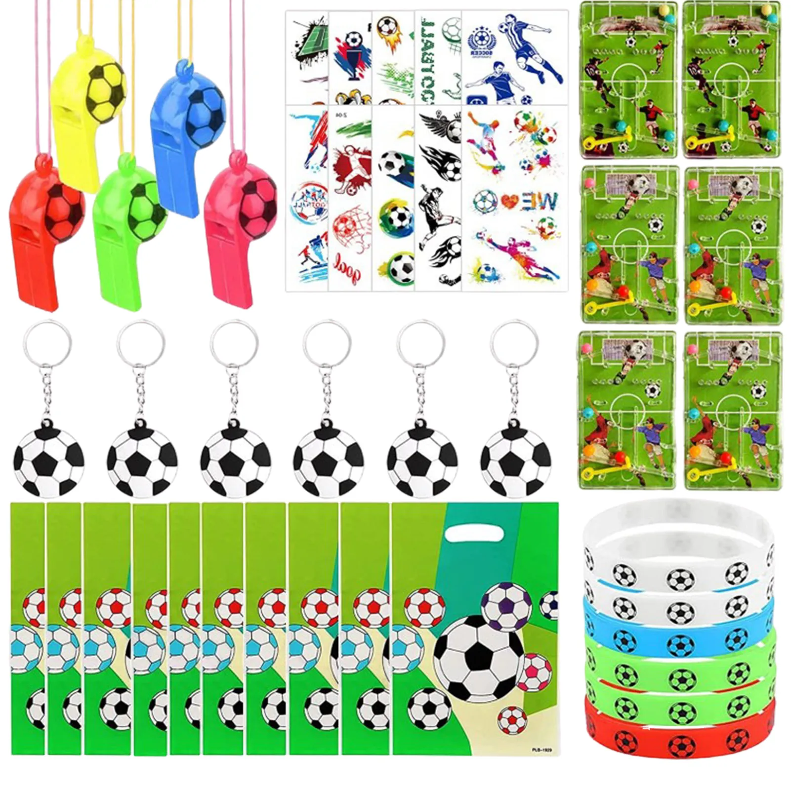 

Stadium Noisemakers Football Game Cheering Supplies Soccer Keychain Stickers Football Birthday Party Gift For Kids Boys DIY