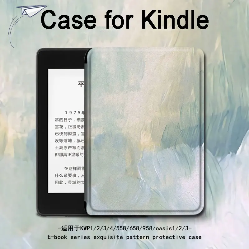 

Для Kindle Paperwhite 5 Чехол современная картина для Kinlde 658 чехол для Kindle Papaerwhite 4 простой дизайн kpw4 Capa Funda