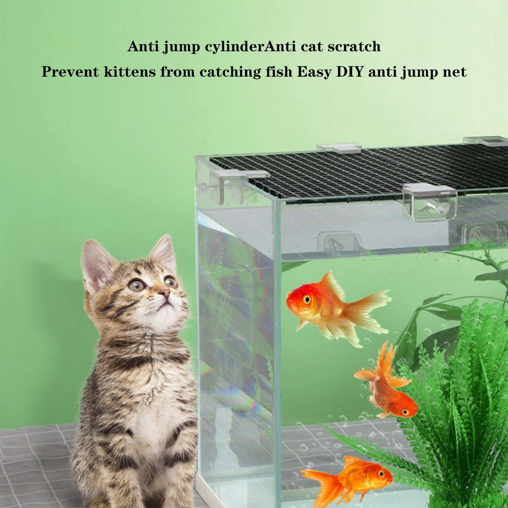 6 шт. клипсы для крышки аквариума прозрачный акриловый держатель стеклянная