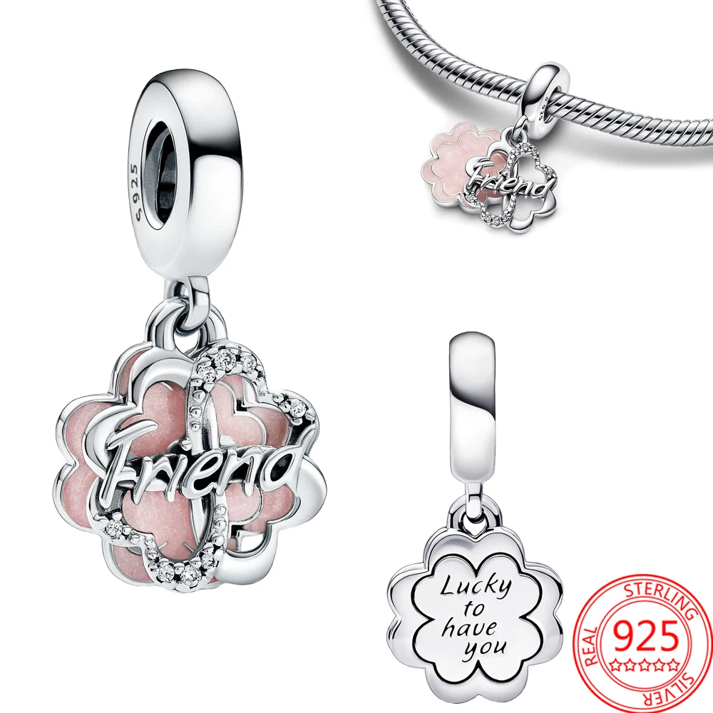 

Подвеска в виде четырехлистного клевера из серебра пробы