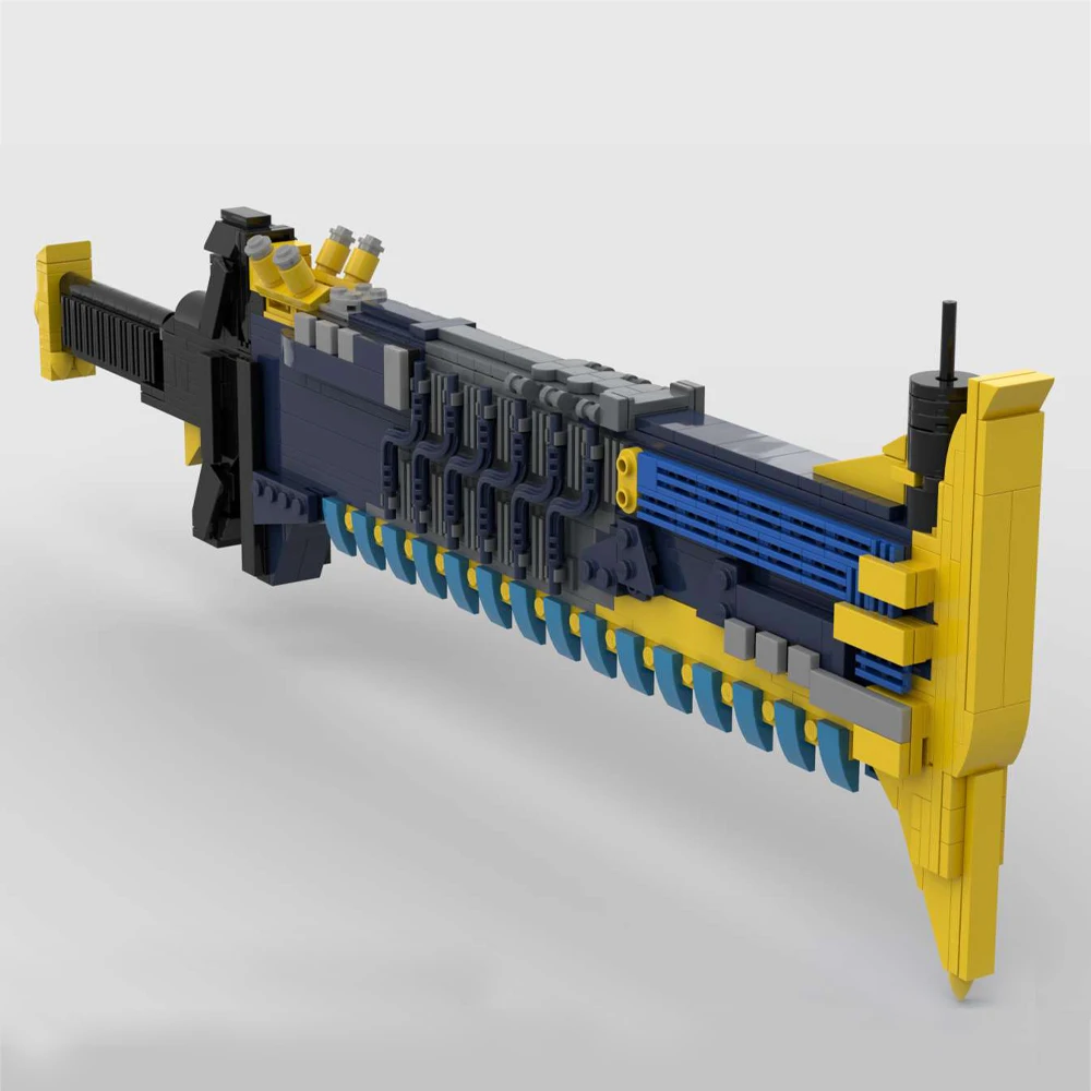 Конструктор MOC для стрельбы от первого лица модель оружия Элитный меч с