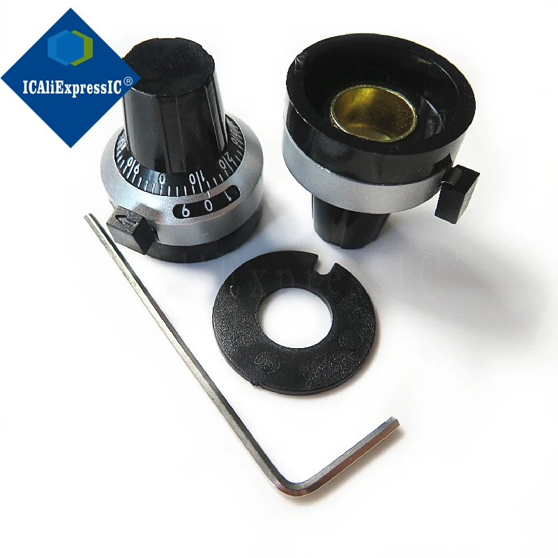 1 шт. 3590S-2 многооборотная ручка потенциометра с проволочной обмоткой RDK-III-6 35