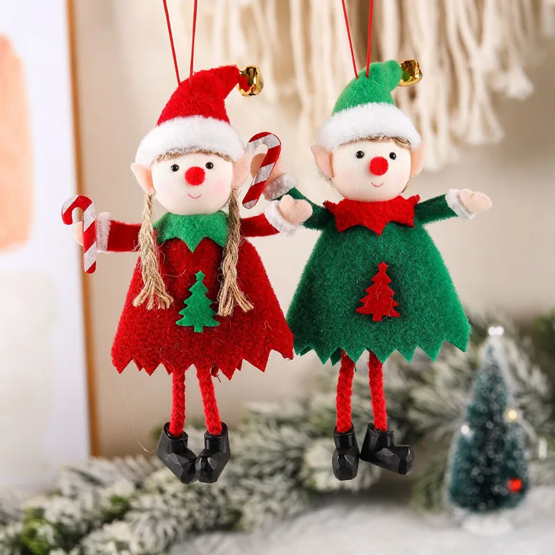

Подвеска с ангелом Merry Christmas плюшевая кукла украшение для рождественской елки рождественские украшения для домашнего декора новый год 2023 подарок для детей