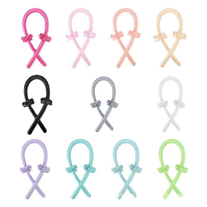 Женская Плойка для завивки без тепла повязка на голову лента волос повреждений