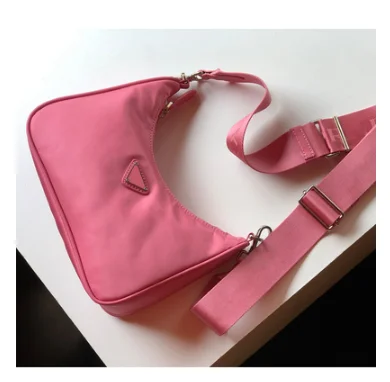 

P home-Bolso tres en uno para mujer, bandolera de nailon, con caja