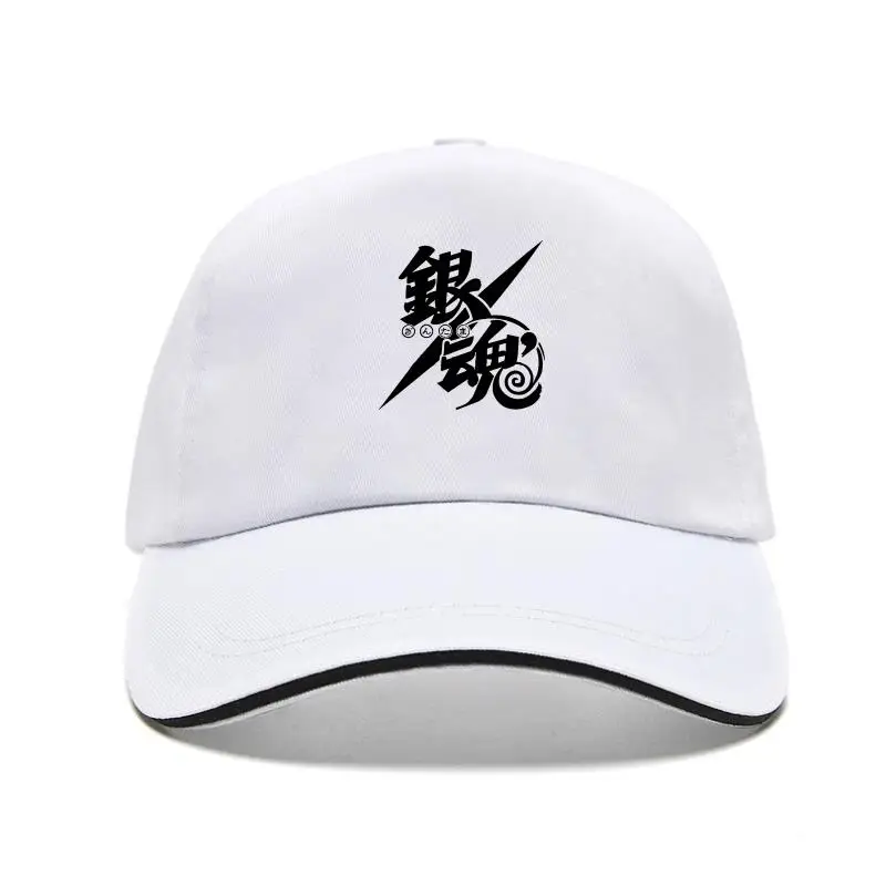 

Gintama Anime Manga Logo New Men Black White Cool Bill Hats Designs Best Selling Men