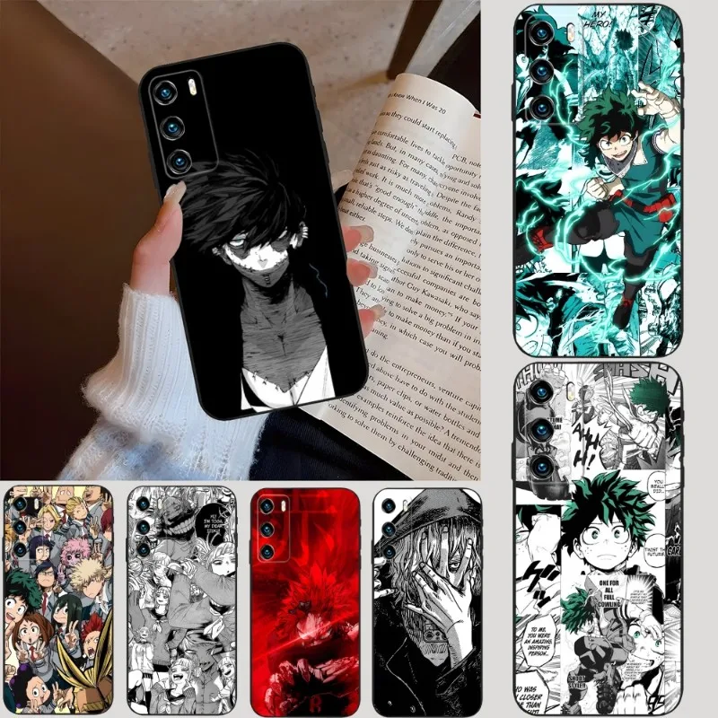 

Boku No Hero Academia Phone Case For Huawei P40Pro P30 P50 P20 P10 P9 Pro Plus P8 P7 Psmart Z 2022 Nova 8 8I 8PRO 8SE Back Coque