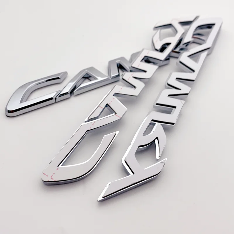

1pcs ABS 3D Letter Rear Trunk Decals Emblem Badge Sticker Decal Car Styling Auto Accessories ForToyota C amry C A M R Y Logo