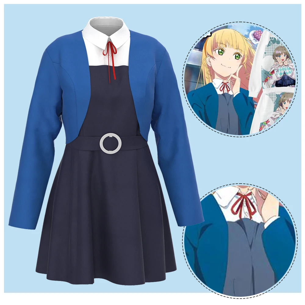 

2022 Love Live SuperStar Cosplay Costume Shibuya Kanon Arashi Chisato Heanna Sumire Tang Ke Ke Hazuki Ren Girls Uniform Dress