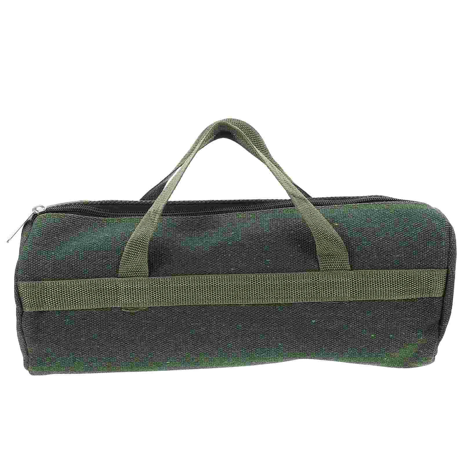 

Tool Pouch Tools Canvas Carrier Zipper Storage Maintenance Multi Organizer Repair Duty Heavy Tote Wrench Household Kit Mouth