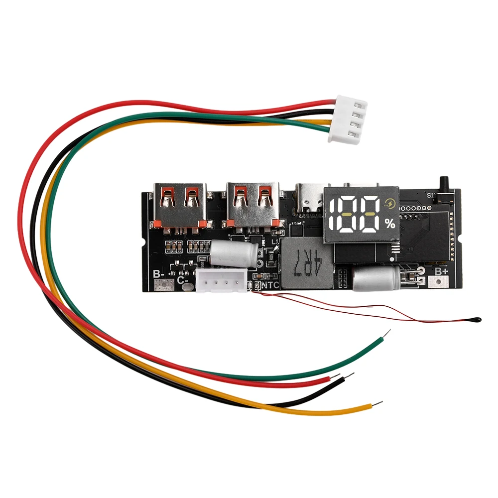 Внешний аккумулятор с двумя портами USB Type-C 65 Вт 100