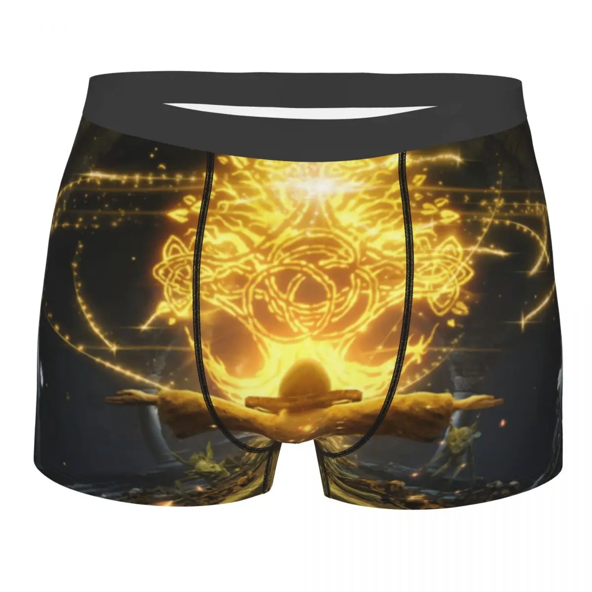 

Humor Boxer Shorts Panties Briefs Men Elden Ring Elden Rings Underwear Undead Knight Dark Souls Games Underpants for Homme