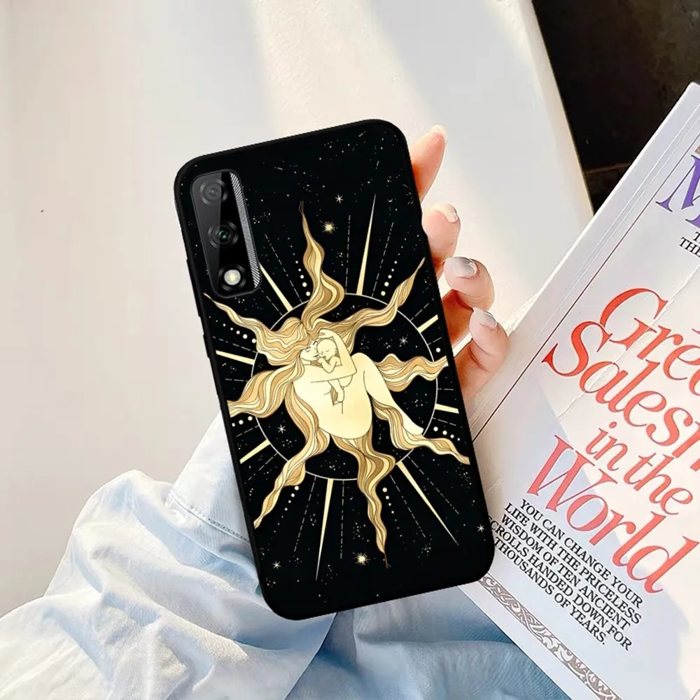 Чехол для телефона Witches Moon Tarot Mystery Totem Huawei Y9 6 7 5 Prime Enjoy 7s 8 plus 7a 9e 9plus 8E Lite Psmart Shell