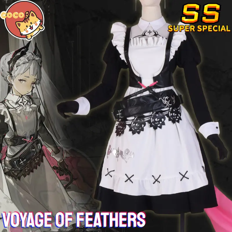 

CoCos-SS Game Arknights Voyage of Feathers Irene Cosplay Costume Game Arknights Irene Voyage of Feathers Costume and Cosplay Wig