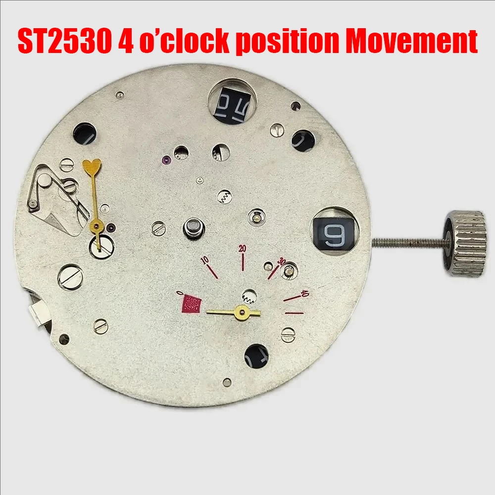 ST2530 Механизм часов Механический механизм Чайка ST25 Положение 4-го часа Поперечные