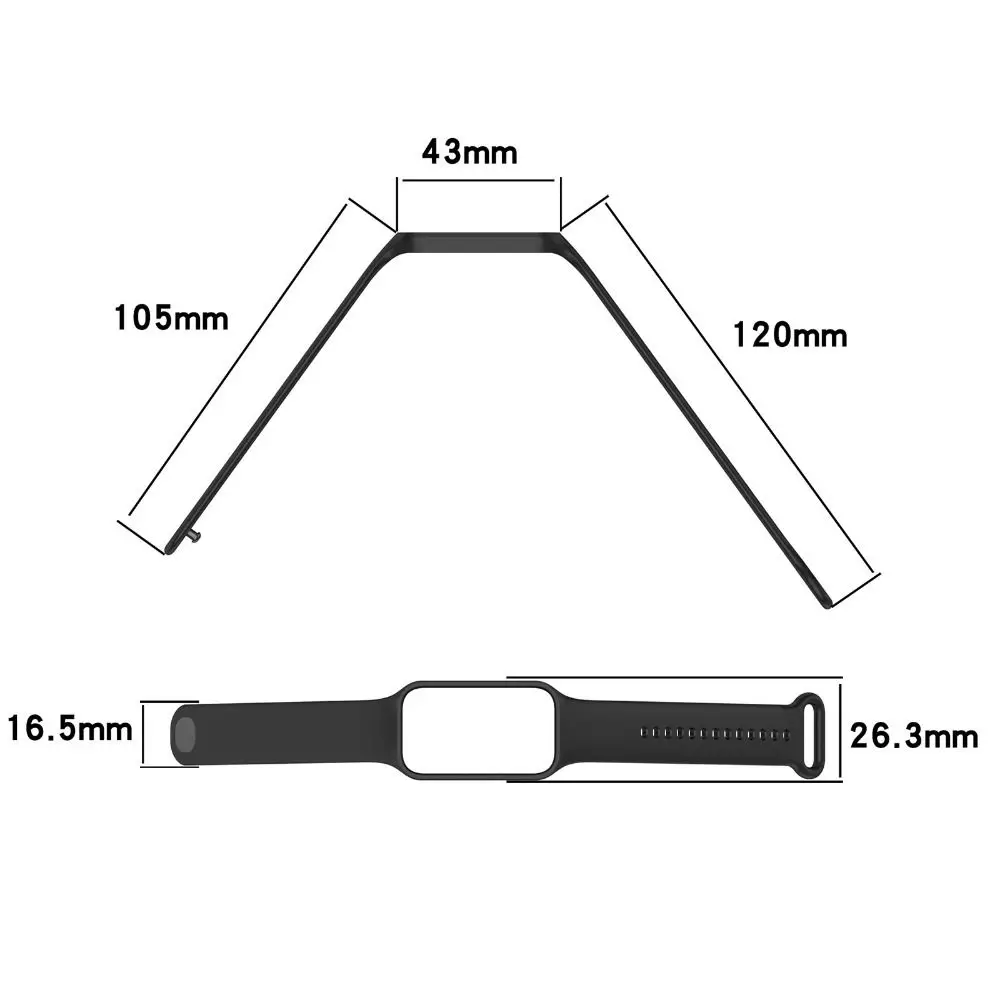 Силиконовый ремешок для Xiaomi Redmi Smart Band 2