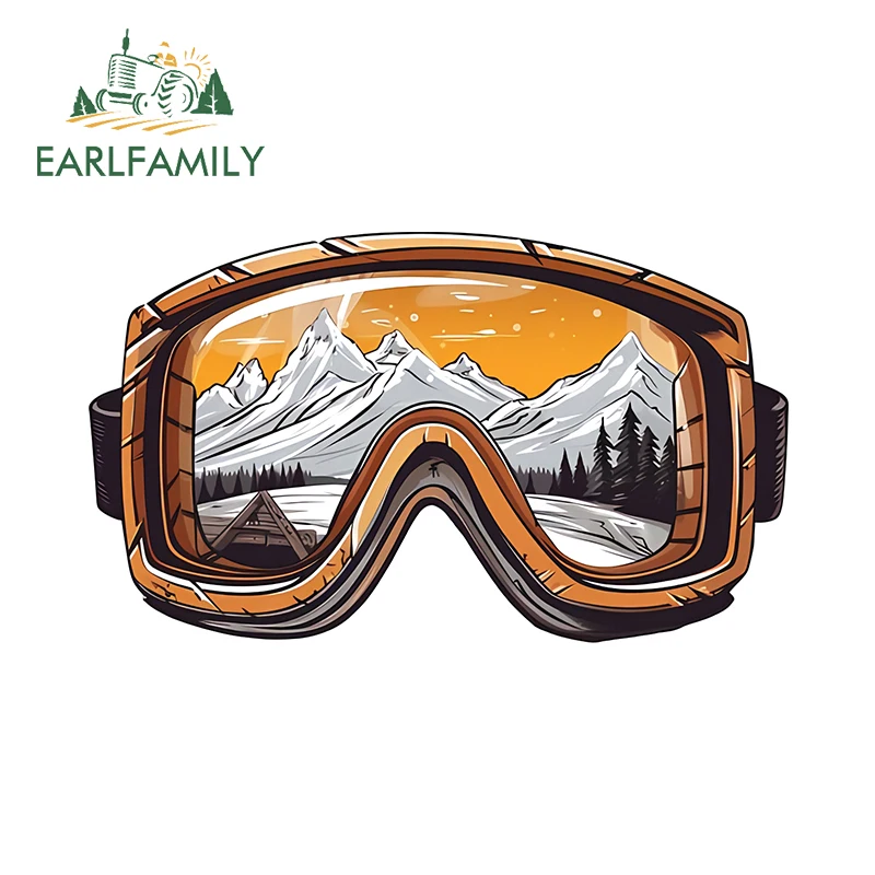 

EARLFAMILY 13 см для сноуборда маски Campervan автомобильные наклейки s аниме автомобильные аксессуары наклейка Смешные виниловые мотоциклетные трейлеры наклейка