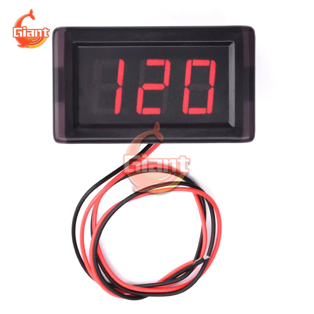 Цифровой автомобильный вольтметр, постоянный ток 5 В-120 в