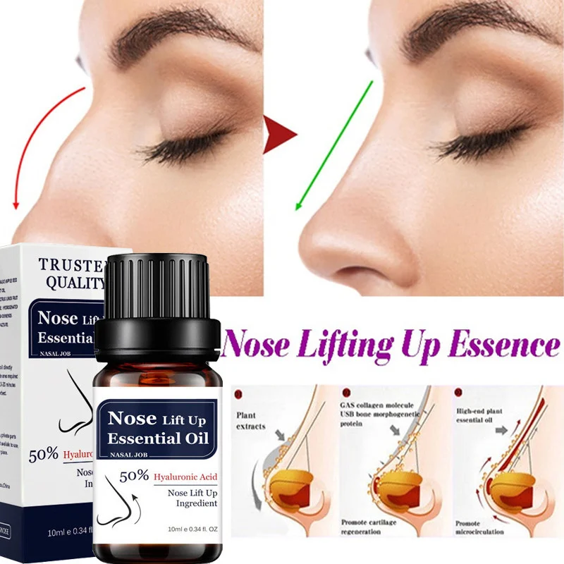

Nose Up Heighten Rhinoplasty Essential Oil Firming Moisturizing Nasal Bone Remodeling Pure Natural Nose Care Thin Smaller Nose