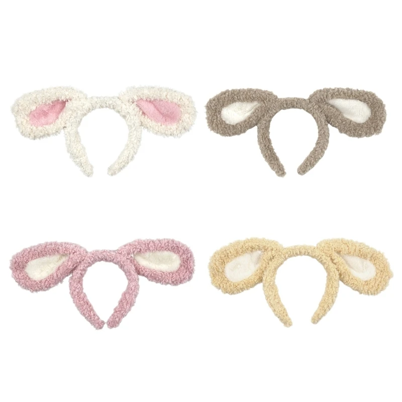 

Rabbit Puppy Headband Cartoon Animal Hairband Hair Hoop Makeup