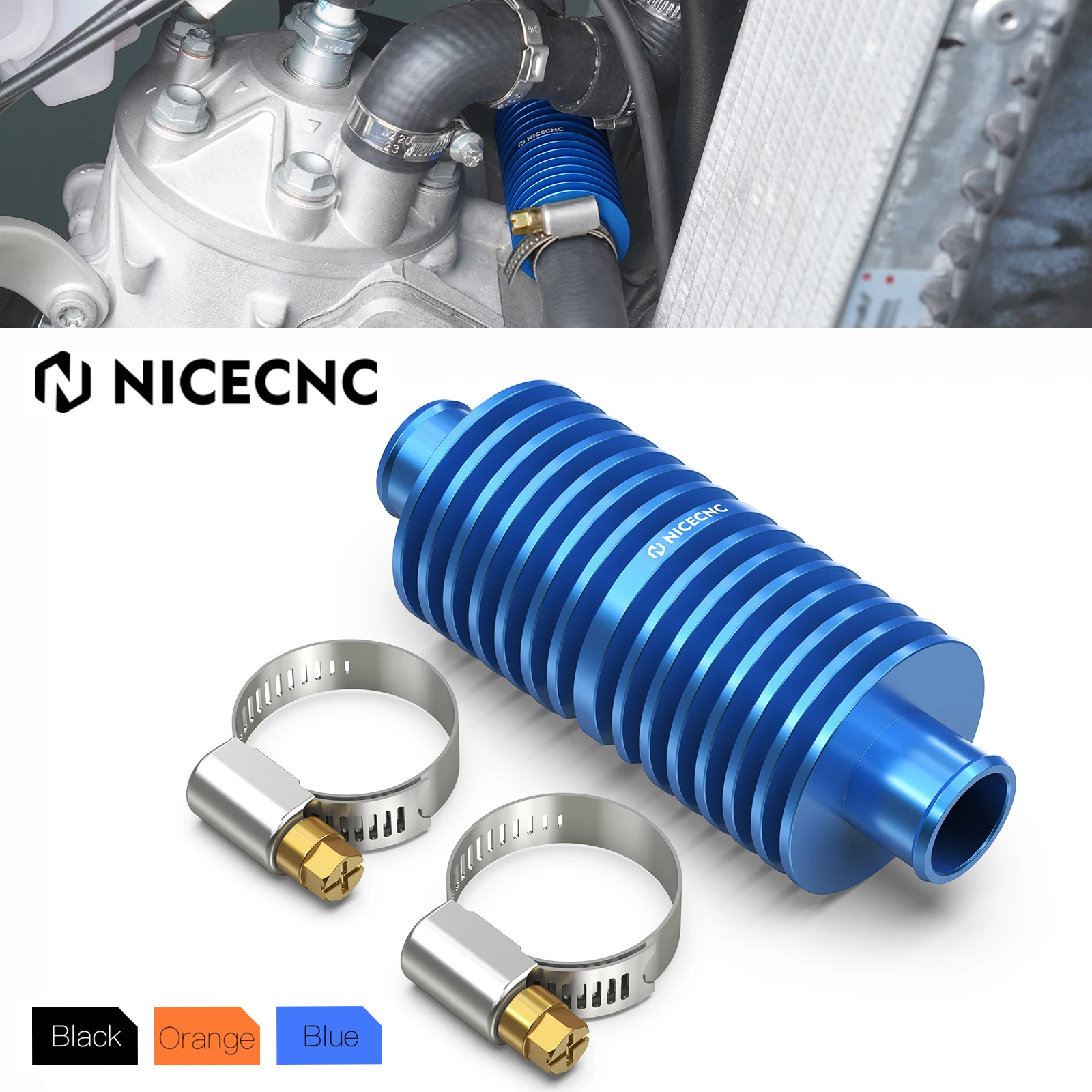 Радиатор для водного охладителя Husqvarna TE 300 2024 TE300 TE250 250 TX300 TX 300-2023 NiceCNC