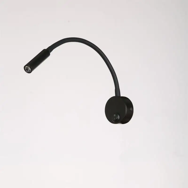 

LED Smart Touch Wall Lamp With USB Port 3W Hose Spotlight Hotel Bedroom Bedside Reading Light Jewelry Display Cabinet Light