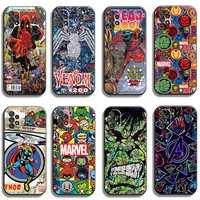 marvel us logo phone cases for samsung galaxy a31 a32 a51 a71 a52 a72 4g 5g a11 a21s a20 a22 4g carcasa back cover coque