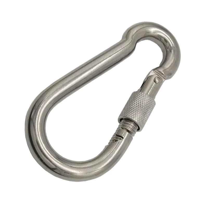 

Carabiner Keychain Aluminum Alloy Ring Buckle Spring Carabiner Spring Hook Clip Keychain Outdoor Camping Daily Use