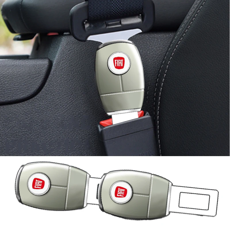 

1PCS Car Seat Safety Belt Clip Buckle Vehicle-mounted Belt Alarm for Fiat 500 Grande Punto Stilo Palio Bravo Doblo Etc Car Goods