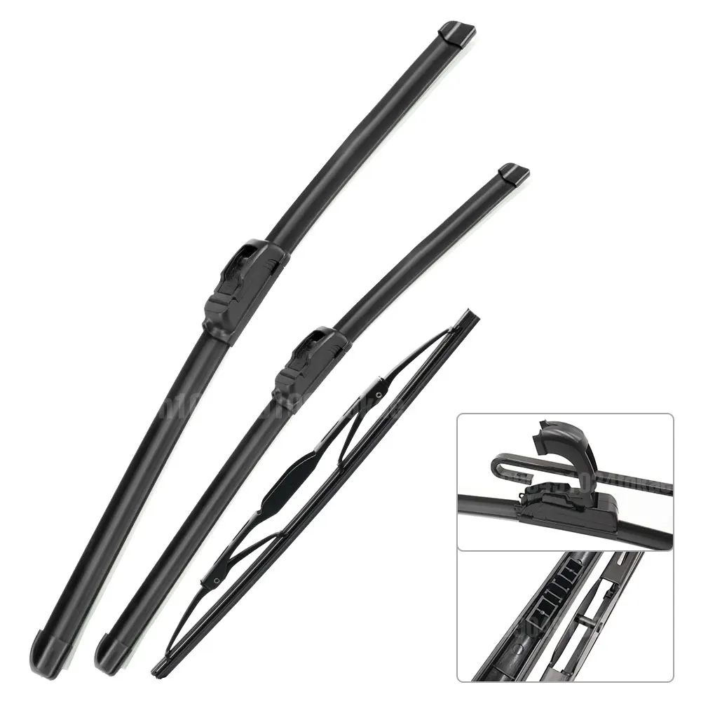 

Для Hyundai Tucson JM 2004-2009 2005 2006 2007 стеклоочиститель передние и задние щетки стеклоочистителя лобовое стекло щетки 24 "+ 16" + 13"