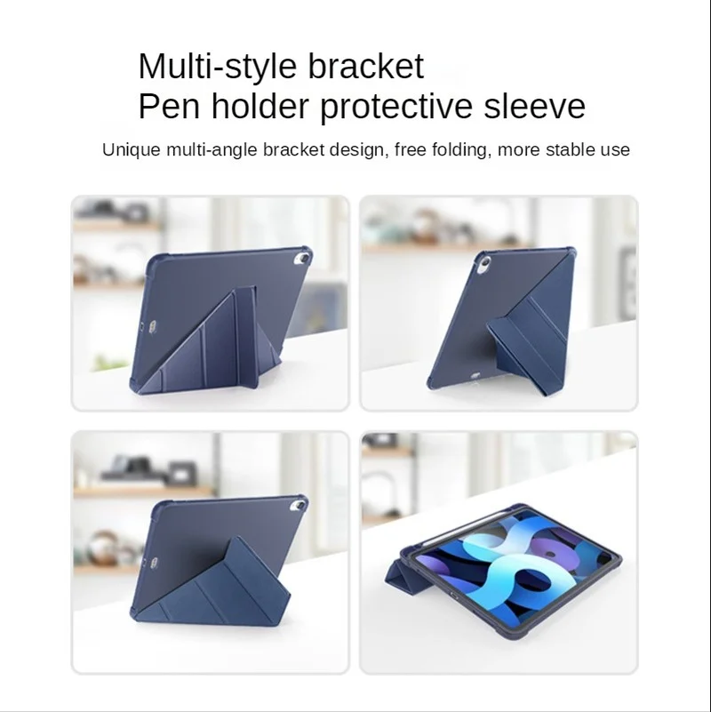 Чехол для 2020 iPad 10 2 8th 2018 2017 9 7 Mini 5 2021 Pro 11 Air 3 4 умный чехол с держателем стилуса 5th 6th