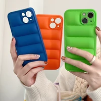 for iphone 11 12 pro max soft cover 2022 down jacket phone case for iphone 13 pro max 12 11 fashion brand cover the puffer case