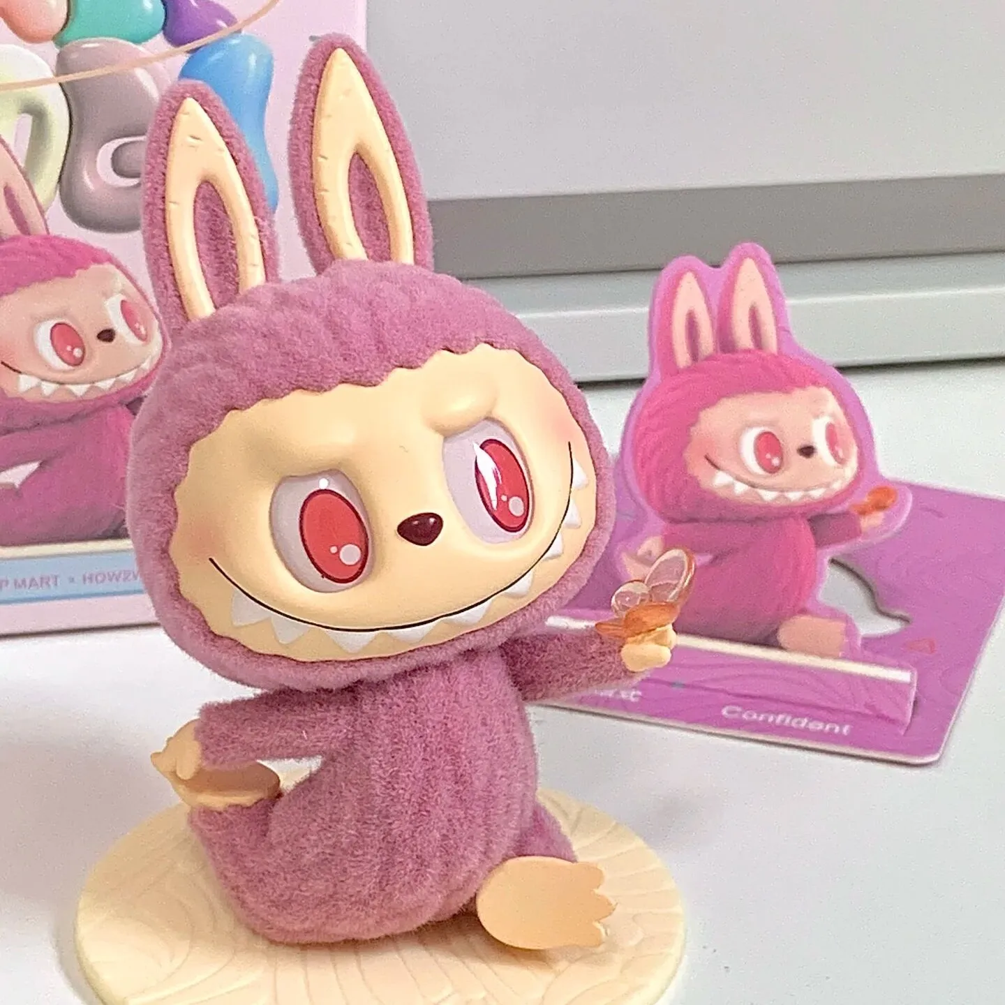 Оригинальные игрушки Monsterlabubu серии ленивая йога милые удивленные украшение для