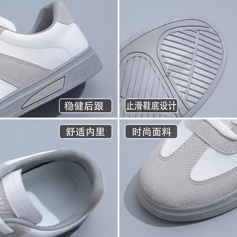 Casual Men Shoes German Cow Suede Designer Flats Breathable Lace-Up Mixed Colors Loafers Military Sneakers