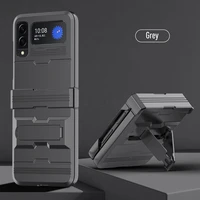 z flip 3 case shockproof stand holder phone cover for samsung galaxy z flip 3 5g back z flip3 shell for galaxy z flip 3 cases