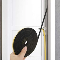 self adhesive rubber foam seal tape weather soundproofing sound insulation anti air leak door bottom crack gap sticking tape