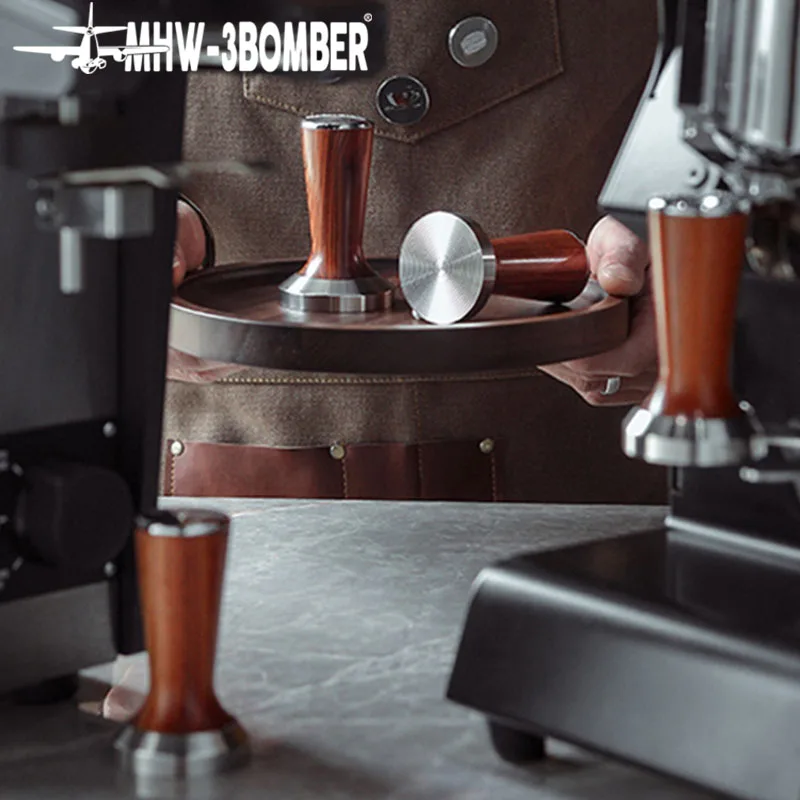 

Женский Темпер для кофе 51 мм, 53 мм, 58 мм, из нержавеющей стали, с плоской резьбой, для бариста, эспрессо