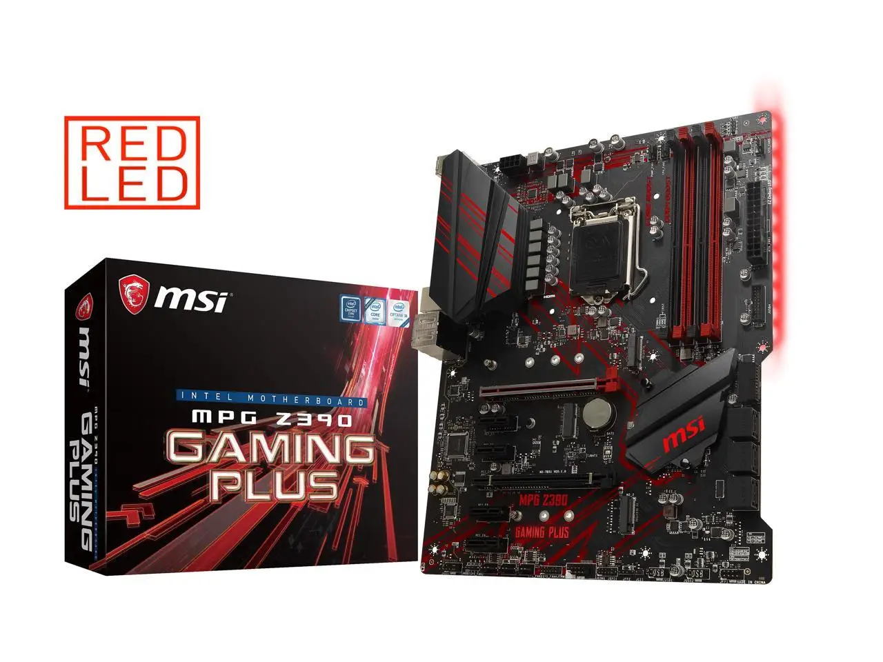 

MSI MPG Z390 GAMING PLUS LGA 1151 (300 Series) Intel Z390 SATA 6Gb/s ATX Intel Motherboard