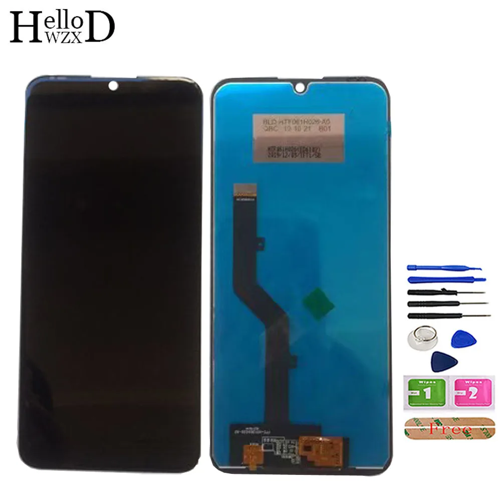 ЖК-дисплей 6,09 дюйма для Lenovo A7 L19111, ЖК-дисплей с сенсорным экраном и датчиком объектива, дигитайзер, панель, переднее стекло, рамка, инструменты