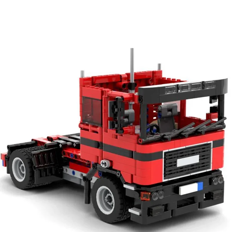 Фото Новый конструктор MOC-101103: Грузовик, 1330 деталей, самоблокирующиеся строительные блоки, модель-головоломка, подарок на день рождения/Рождество, украшение №3