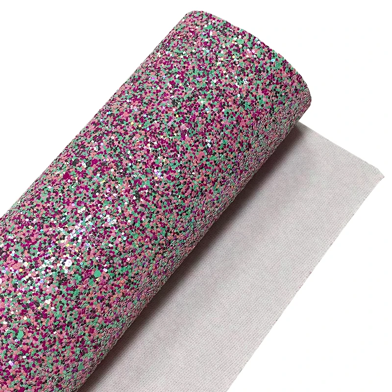 

XHT Chunky leather sequins PU artificial leather fabric synthetic bag bowknot craft DIY jewelry clothing sewing materials