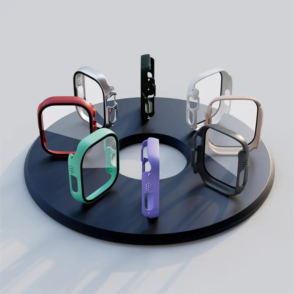 Стекло + крышка для Apple Watch чехол 49 мм аксессуары универсальная защита экрана из