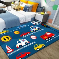 childrens room cartoon carpets boys and girls bedroom cute bedside room home decor living room soft crawling mat floor mat