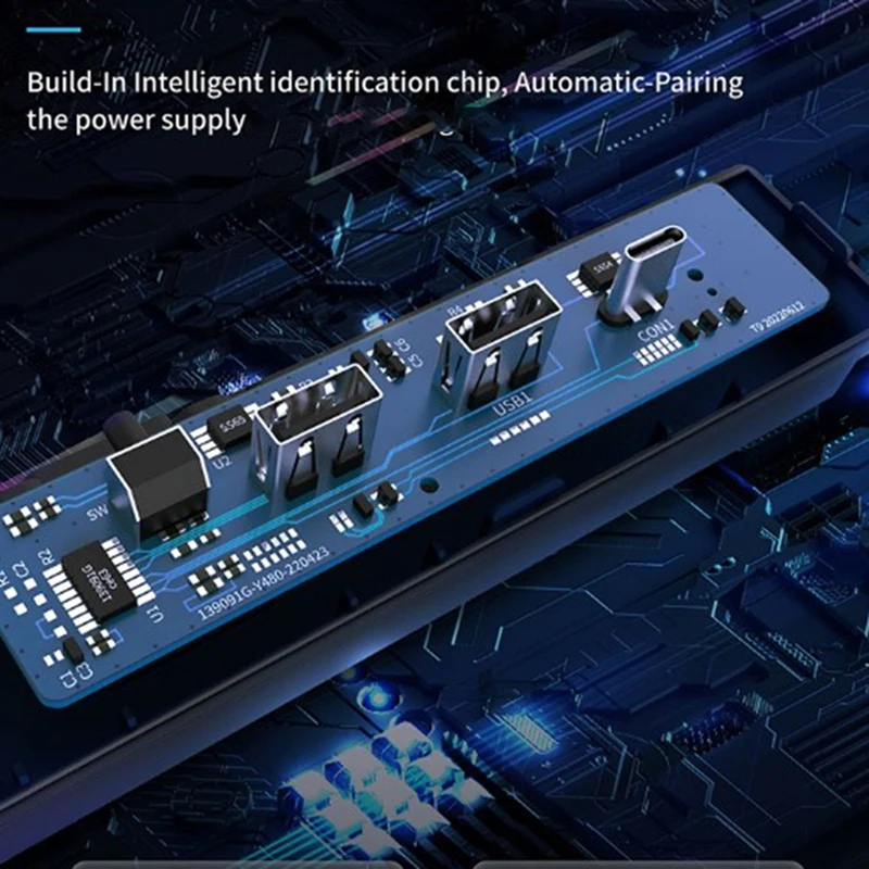 Быстрое зарядное устройство для Tesla Model 3/Y 2021-2022 интеллектуальная док-станция USB