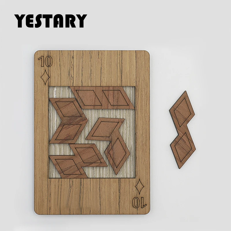 

YESTARY 3D Wooden Puzzle Toys Brain Tease Jigsaw Puzzle Toy Iq Board Games High Difficulty Impossible Puzzle Toy For Adults Gift