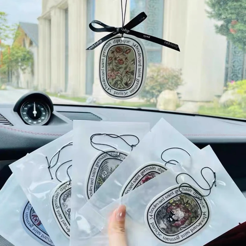 

10pcs New Auto Scent Perfume Women Car Air Freshener Lasting Fragrance Perfume Diffuser Hanging Car Perfume Accessories Ornament