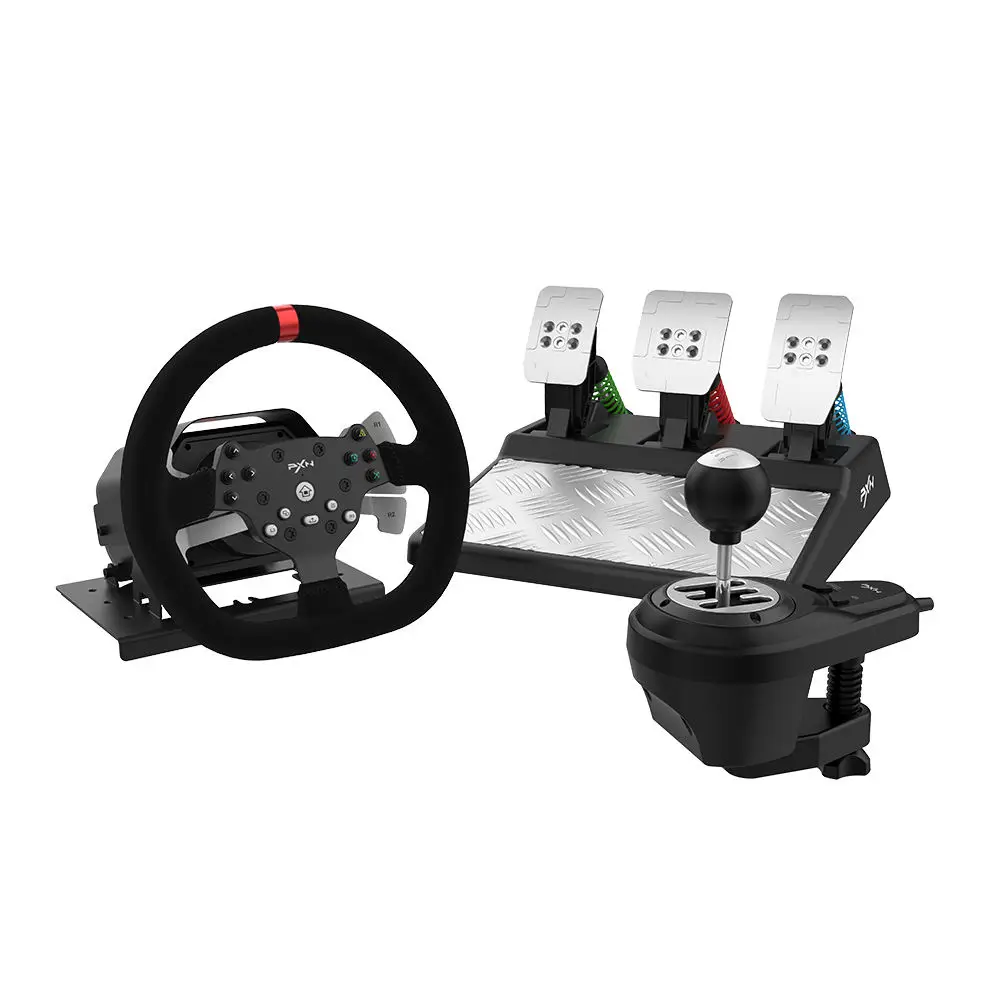 

New PXN V10 Wired Games Handlebar Reaction Power Pack Vibration Games Handled with Hardware Shepherd for PS4 PS5