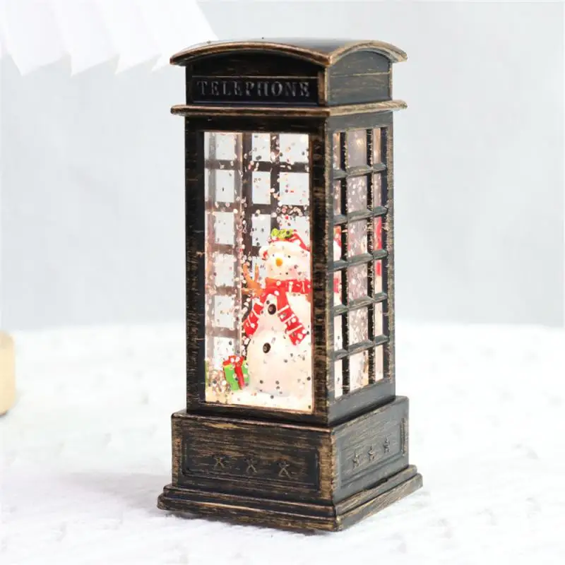 Рождественский маленький ночник праздничный теплый белый светодиодный