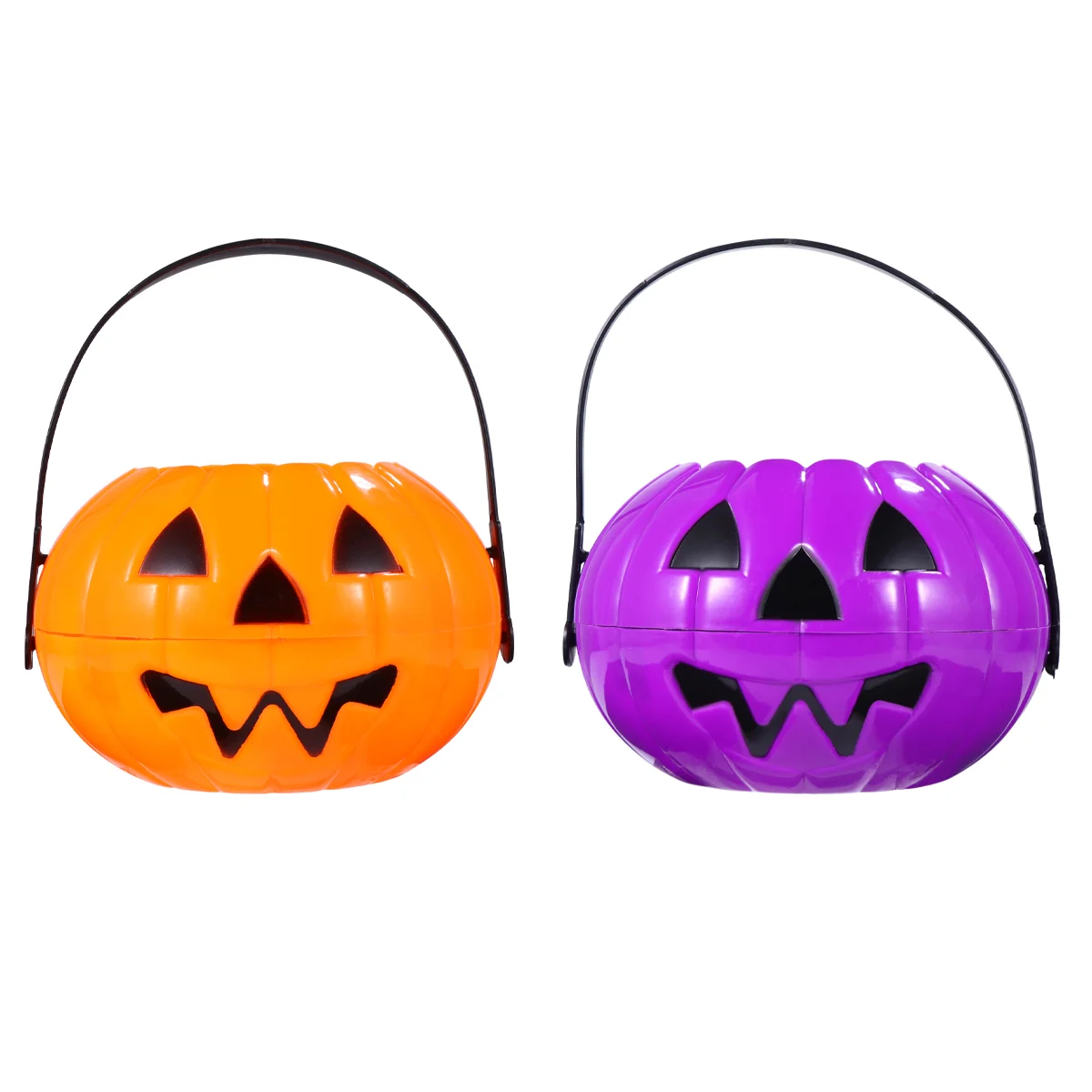 

Pumpkin Trick Or Treat Buckets Candy Bucketkids Bowl Holder Decor Cauldron