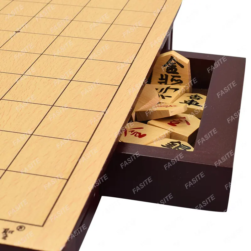 Имитация игр роскошный набор Shogi деревянная доска органайзер для шахмат